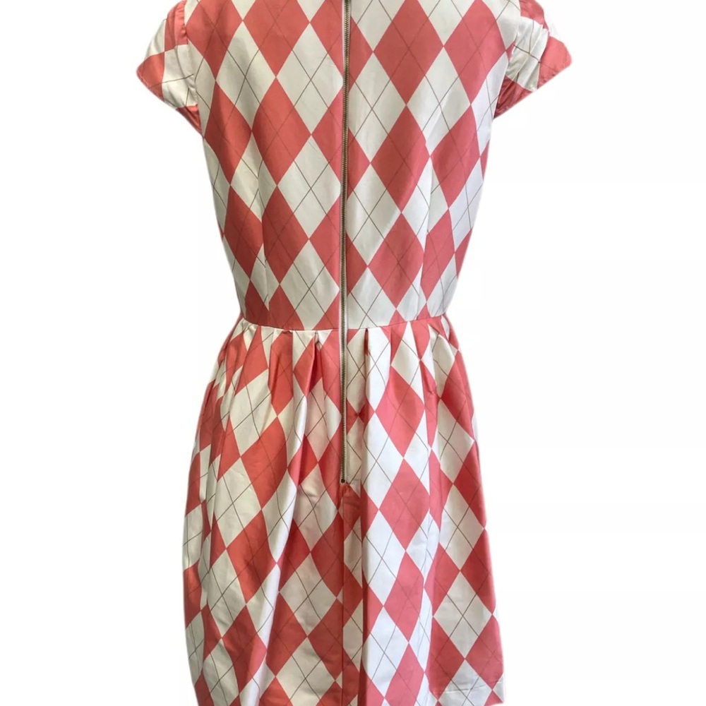 Elizabeth McKay Pink and White Midi Dress - Picture 3 of 5